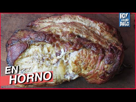 Bondiola a la cerveza rubia al horno